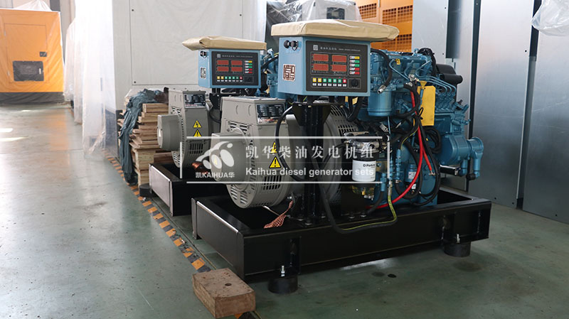 濟寧兩臺進口帕金斯船用柴油發(fā)電機組發(fā)貨